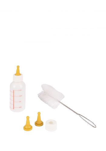 Flamingo Bottle With Brush 11.5 cm مجموعة  رضاعة للقطط