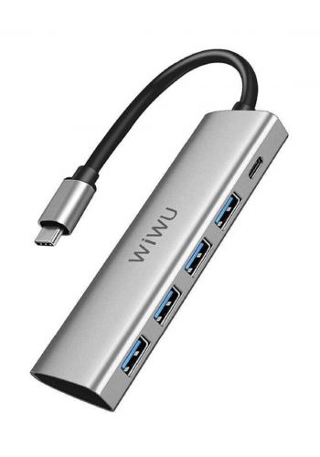 Wiwu Alpha 541p USB Type-C Hub - Gray 
