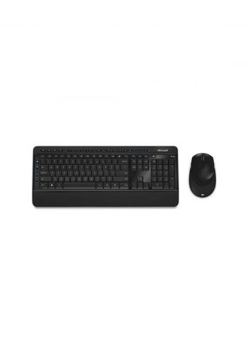 Microsoft PP3-00019 Wireless Keyboard and Mouse-Black لوحة مفاتيح وماوس