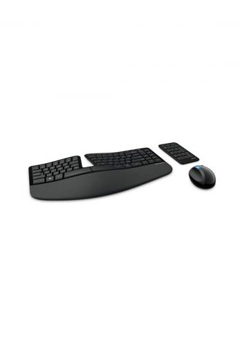 Microsoft L5V-00018  Wireless Keyboard and Mouse-Black لوحة مفاتيح وماوس