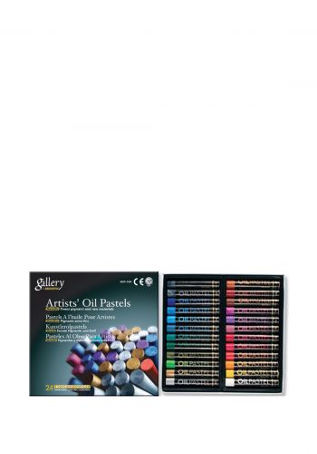 سيت طباشير باستيل زيتي ميتالك من مونكيو 24 لون Mungyo MOP24M  Pastel Set