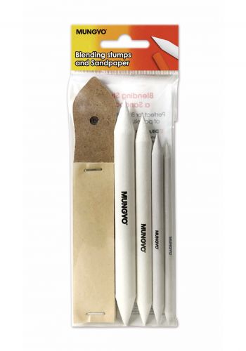 سيت مدعكات وعصا سنفرة من ماركة مونكيو 5 قطع Mungyo MBS-4A  Blending set