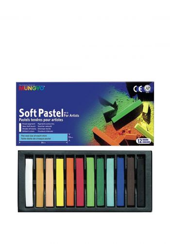 سيت طباشير سوفت باستيل من مونكيو 12 لون  Mungyo MP12 Soft Pastel Set 