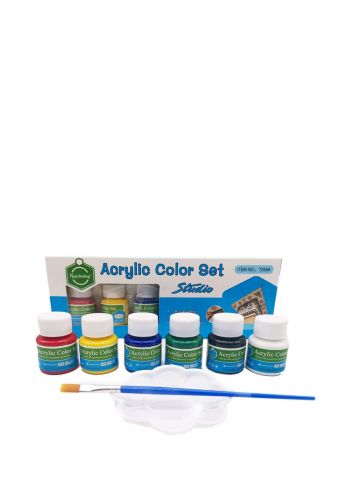 Keep smiling acrylic colors الوان اكريلك 6 الوان من  كيب سمايلنك