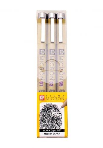 Sakura Micron pens  سيت اقلام تحبير 3 اقلام من  ساكورا