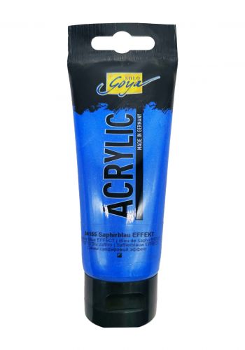 دهان اكريلك 100 مل من  كويا Kreul Solo Goya sapphire blue effect  