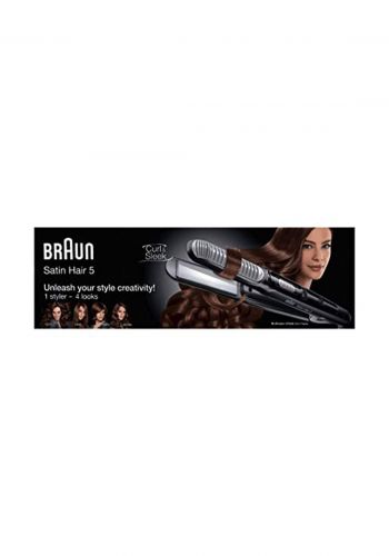 Braun ST550 Slim Plates Satin Hair 5 مكواة تصفيف الشعر