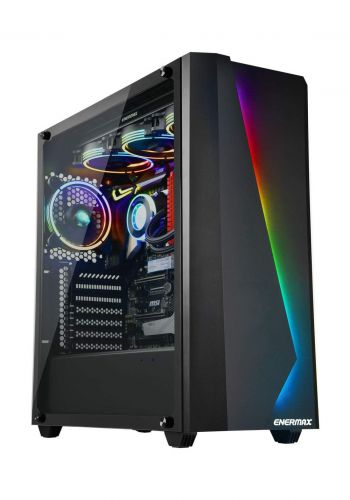 Enermax  MK50 Addressable RGB Full Tower Gaming PC Case with Tempered Glass - Black  