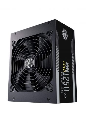 Cooler Master MWE Gold 1250 V2 Full Modular Power Supply - Black مجهز قدرة