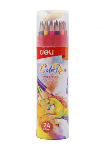 Deli Colour Pencils Set 24 Pcs اقلام تلوين 