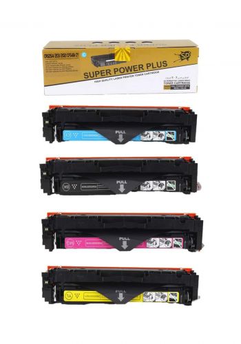 Super Power Plus 054 Laser Printer Toner Cartridge Set سيت خرطوشات حبر