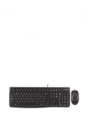 Logitech MK120 Wired keyboard and Mouse Combo - Black لوحة مفاتيح وماوس
من لوجيتك