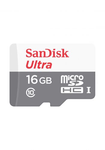 Sandisk Ultra MicroSDHC UHS-I Card 16 GB with Adapter - بطاقة ذاكرة