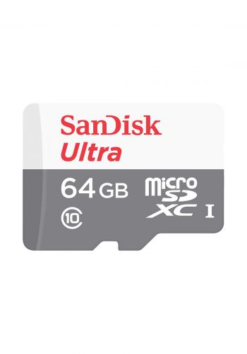 Sandisk Ultra MicroSDXC UHS-I Card 64 GB with Adapter - بطاقة ذاكرة