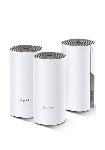 TP-LINK Deco E4 AC1200 Whole Home Mesh WiFi System 3 pack - White نظام واي فاي شبكي منزلي