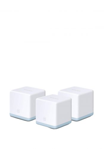Mercusys Halo S12 AC1200 Whole Home Mesh Wi-Fi System 3-Pack - White  نظام واي فاي شبكي منزلي