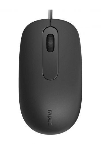 Rapoo N200 Wired Mouse - Black ماوس