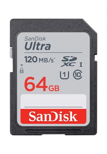 SanDisk Ultra SDXC Memory Card 64GB بطاقة ذاكرة