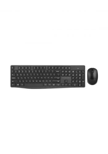 Promate ProCombo-5 Wireless Keyboard and Mouse Combo - Black  لوحة مفاتيح وفارة