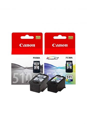 Canon 510 and 511Ink Cartridge Black + Color خرطوشة حبر 