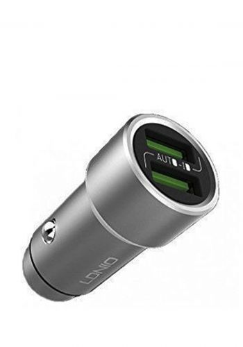 Ldnio Car Charger-Silver شاحن سيارة