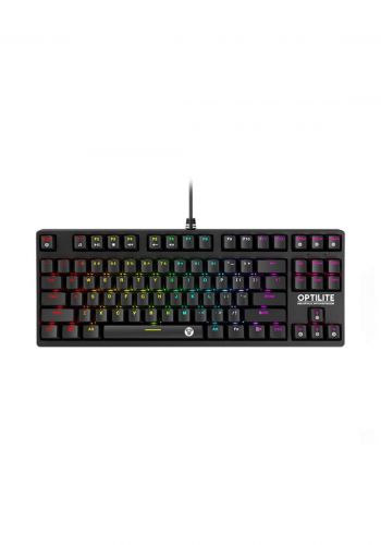 Fantech MK872 RGB Optilite Tournament Edition RGB Optical Switch Keyboard - Black كيبورد