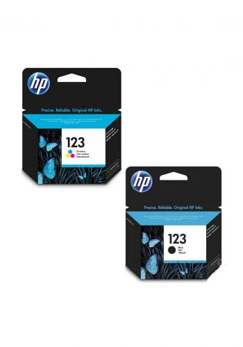 HP 123  Original Ink Cartridge Combo Pack    مجموعة خراطيش حبر