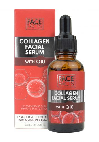 سيروم  شد البشرة بالكولاجين 30 مل من فيس فاكتس Face Facts Collagen With Q10 Facial Serum (19790-150)