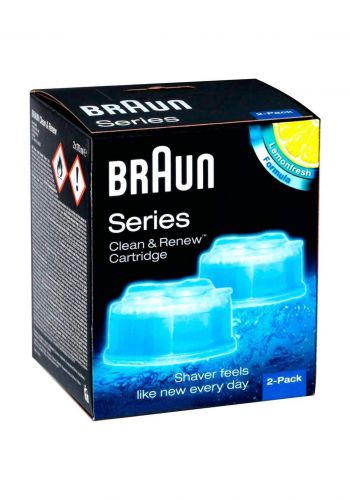 Braun  CCR2 Cleaning Cartridges عبوة  تنظيف خرطوشة براون