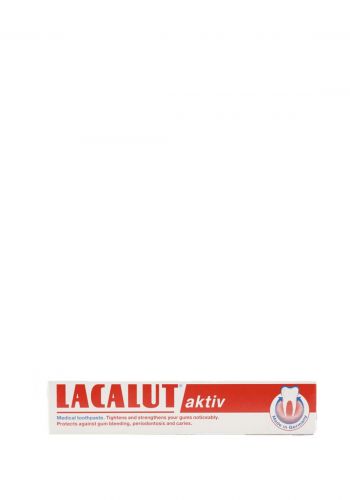 معجون اسنان معالجة التسوس من لاكالوت 75 مل Lacalut Aktiv Toothpaste