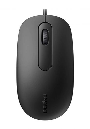 Rapoo N200 Wired Optical Mouse - Black ماوس
