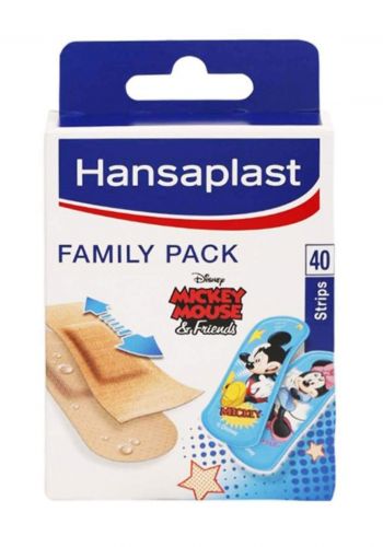 Hansaplast Family Pack Pleisters Mickey Mouse & Friends 40pcs لصقات جروح