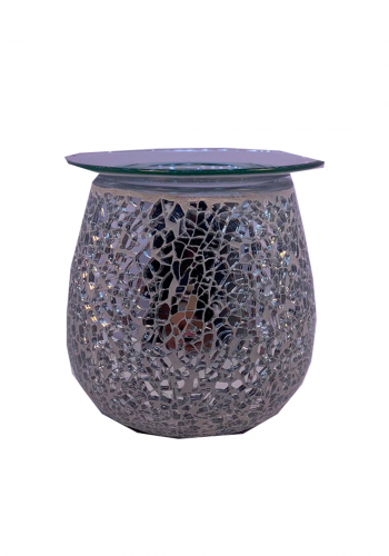 جهاز اذابة الشمع من ايربيور Airpure silver  Mosaic Electric Wax Melter with Backlight