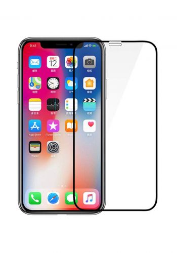 Screen protector 9H Edge To Edge Tempered Glass ForApple iPhone XS  واقي شاشة