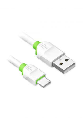 LDNIO LS32  1Meter  Type-C Cable to USB - White  كابل
