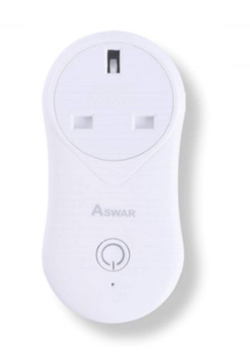 Aswar AS-HSS2-SS Smart Socket - White مقبس ذكي