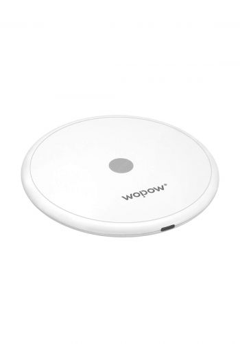 Wopow HW08 Fast Wireless Charger -White شاحن 