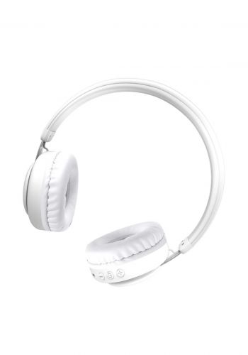 XO BE10 Wireless Headphones - White سماعة لاسلكية