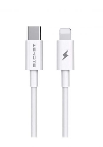 WK WDC-108 Type-C to Lightning Data Cable 1.2 m - White كابل