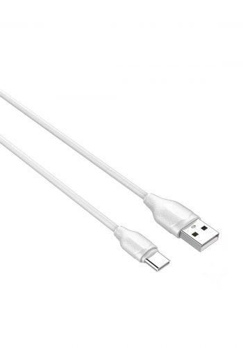 LDNIO LS371 USB to USB Type-C Data Cable 1m - White كابل