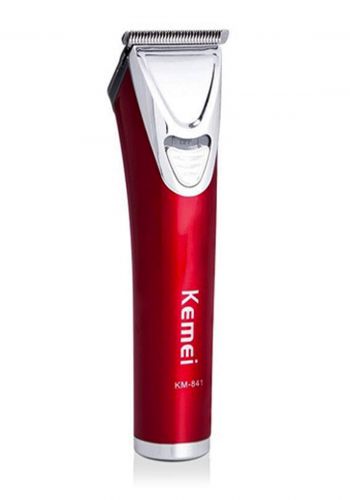 Kemei 841 Hair Clipper Electric - Red ماكنة حلاقة رجالية