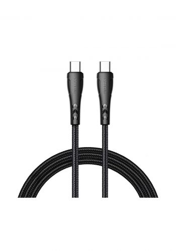(3238)Mcdodo CA07641 USB Type-C to USB Type-C Cable 1.2m - Black كابل