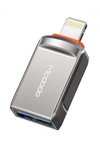 (4172)Mcdodo OT08600 OTG USB-A 3.0 to Lightning Adapter - Gray تحويلة