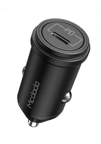 (3289)Mcdodo CC07490 Single-port Car Charger 18 W - Black شاحن موبايل  للسيارة