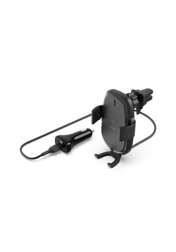 (4122)Belkin WIC001btBK 10W Wireless Car Charger with Vent Mount - Black شاحن موبايل للسيارة لا سلكي