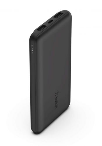 (4248)Belkin BPB011btBK 3-Port Power Bank and USB-A to USB-C Cable - Black  شاحن محمول
