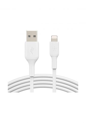 (2965)Belkin CAA001bt1MWH USB-A to Lightning Cable 1m -White كابل

