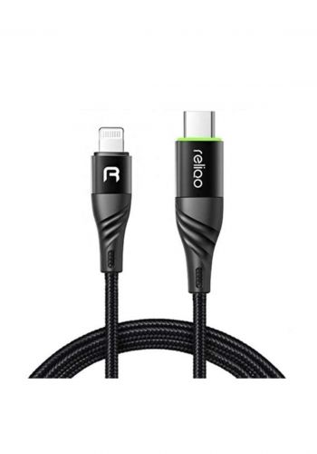 (3523)Mcdodo RCA0650 USB-C to Lightning Cable 1.2 m - Black كابل