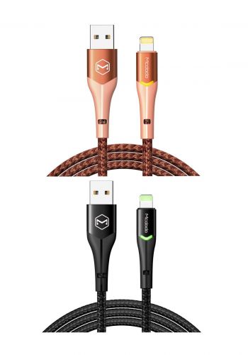 Mcdodo USB-A to Lightning Cable with Switching LED  1.2m كابل