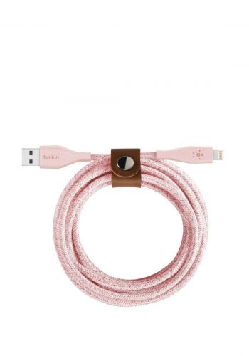كيبل من بيلكين Belkin MFI F8J236bt Lightning Cable to USB A -  1m - Pink ( 3830 ) 